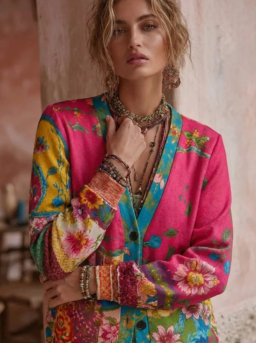 Oriane - Women's Floral Sweater - photo 3