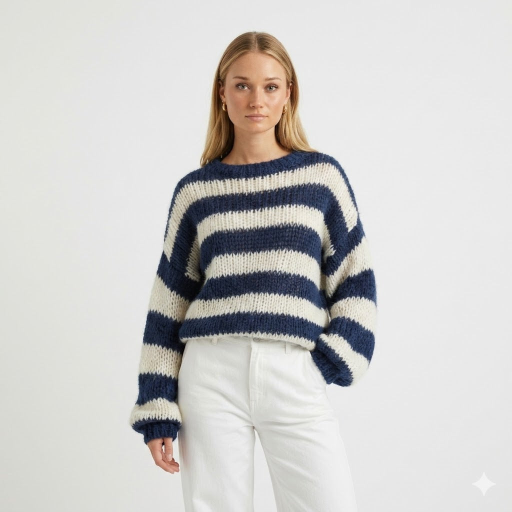 Noor - Women's Relaxed Knit Sweater - photo 1