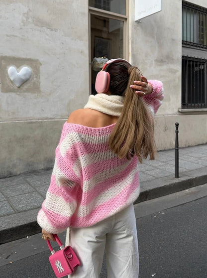 Noor - Women's Relaxed Knit Sweater - photo 11