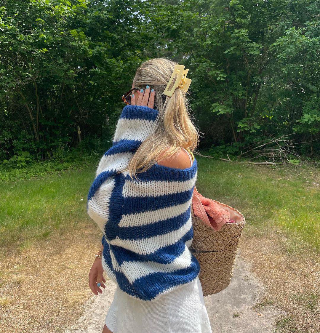 Noor - Women's Relaxed Knit Sweater - photo 7