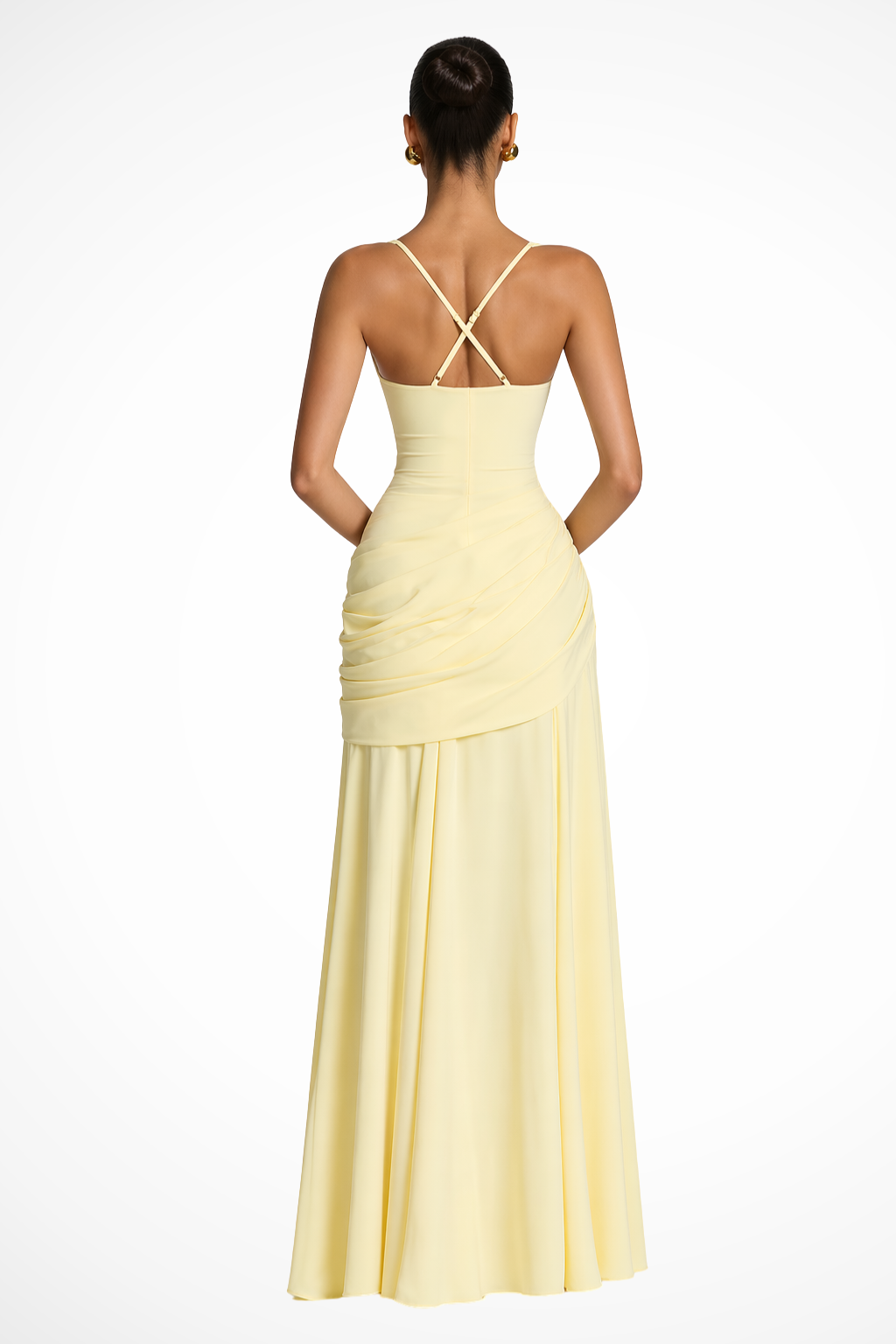 Agnes - Women's Square Neckline Maxi Dress - photo 3
