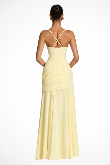 Agnes - Women's Square Neckline Maxi Dress - photo 3