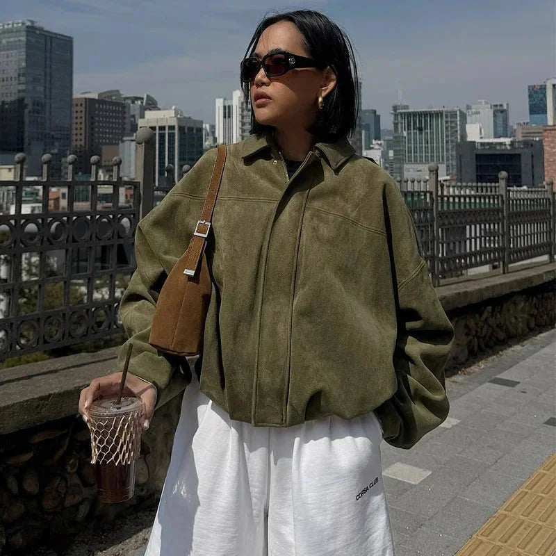 Xenia - Women's Hooded Oversized Blazer - photo 4