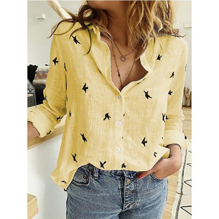 Rosalie - Women's Linen Work Top - photo 9