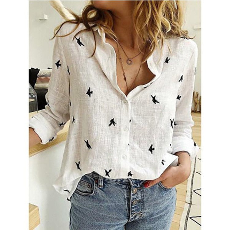 Rosalie - Women's Linen Work Top - photo 8