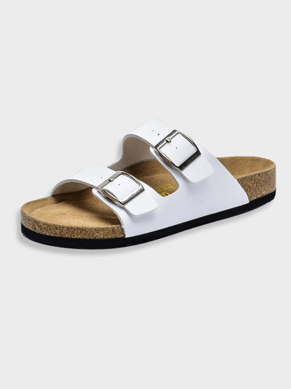 Hermine - Sandalo comfort con fibbie da donna
