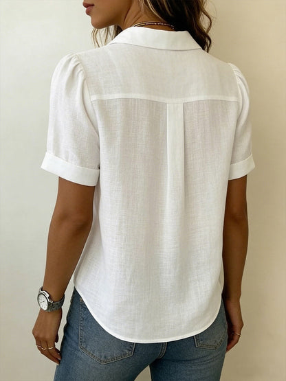 Rosalie - Women's Pleated Linen Dress - photo 4
