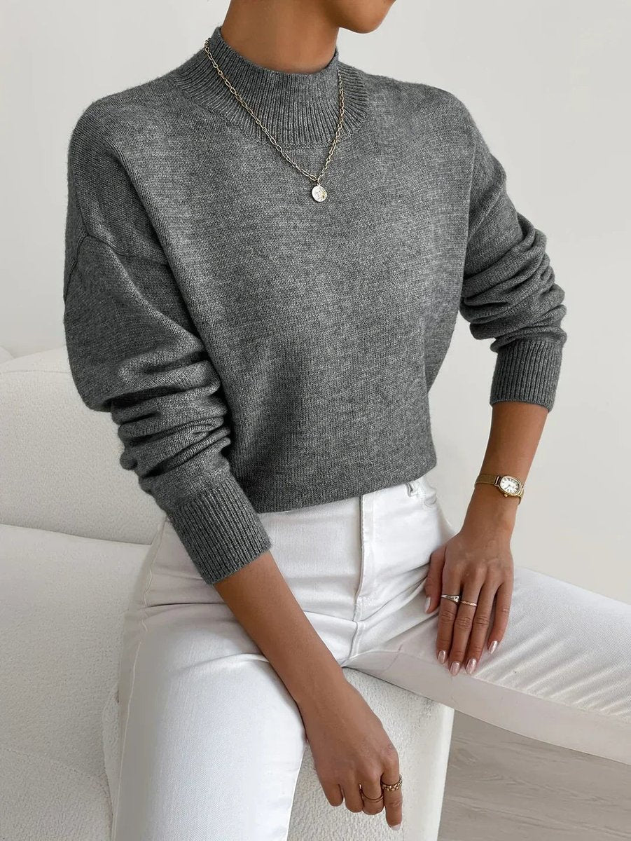 Ysolde - Women's Mock Relaxed-Fit Sweater - photo 10