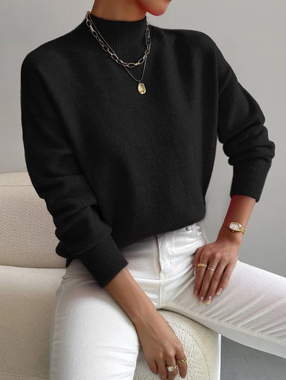 Ysolde - Women's Mock Relaxed-Fit Sweater - photo 6