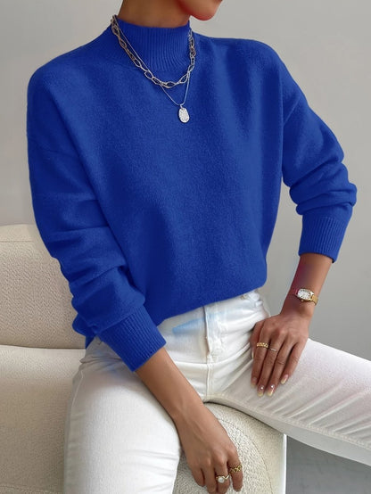 Ysolde - Women's Mock Relaxed-Fit Sweater - photo 9