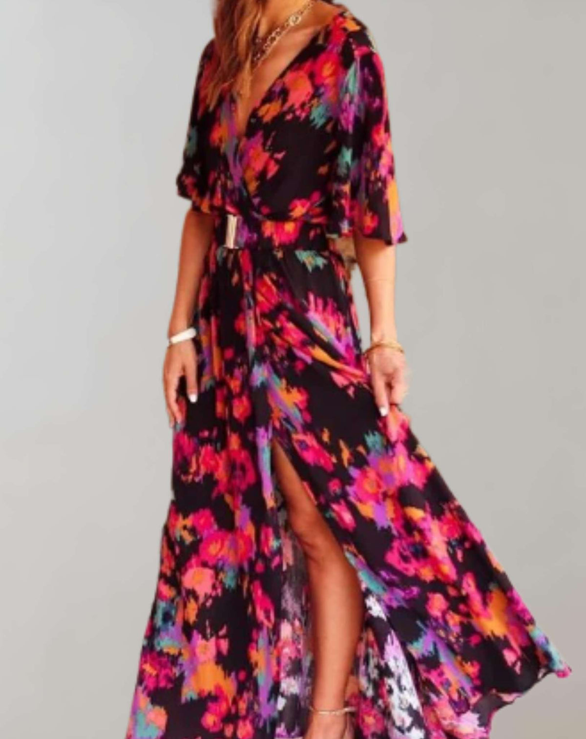 Janneke - Women's Printed Maxi Dress - photo 2