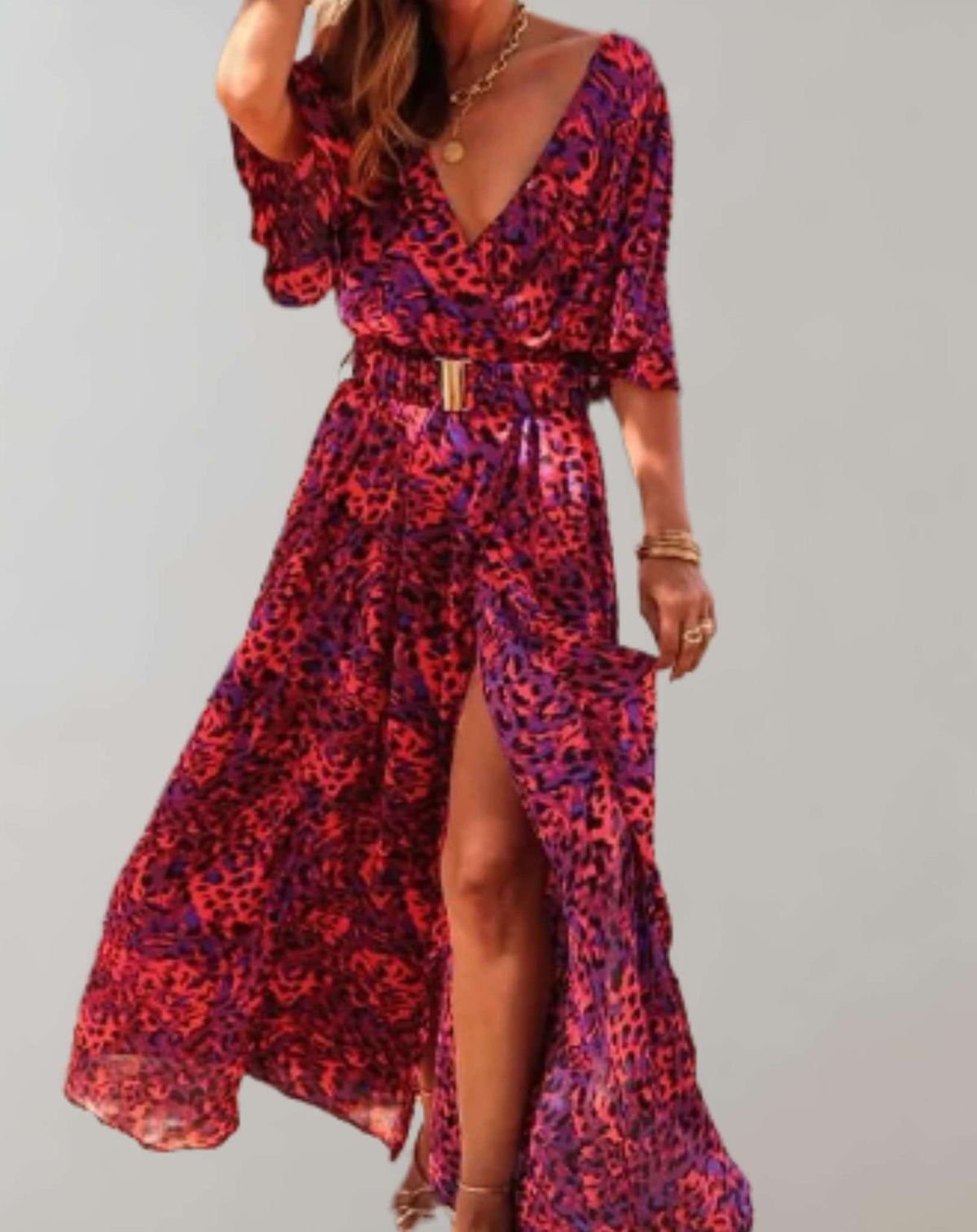 Janneke - Women's Printed Maxi Dress - photo 3