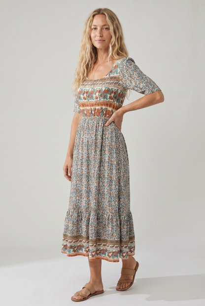 Thea - Women's Midi Boho Dress - photo 3