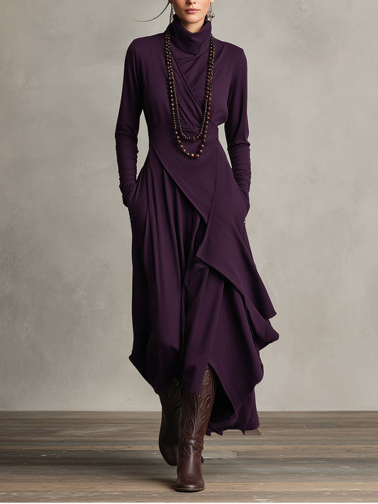 Saskia - Women's Knit Maxi Dress - photo 1