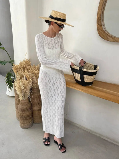 Veerle - Women's Midi Backless Dress - photo 1
