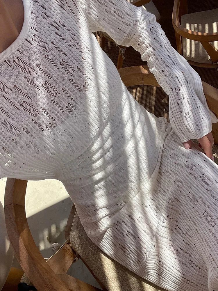 Veerle - Women's Midi Backless Dress - photo 7