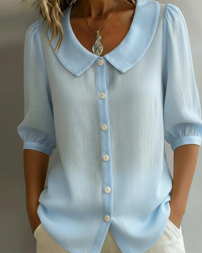 Odette - Women's Relaxed Peter Blouse - photo 1