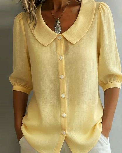 Odette - Women's Relaxed Peter Blouse - photo 2