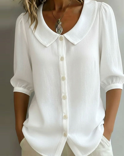 Odette - Women's Relaxed Peter Blouse - photo 3