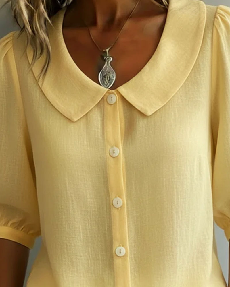 Odette - Women's Relaxed Peter Blouse - photo 7