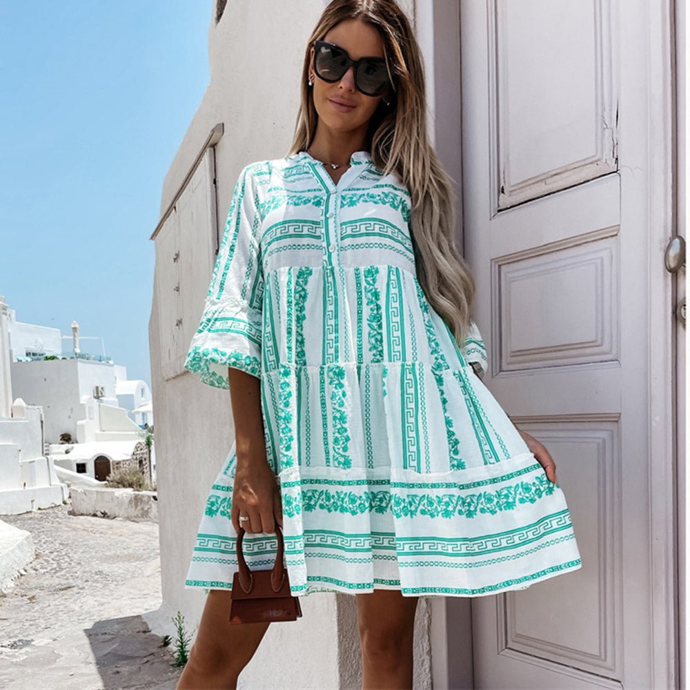 Annika - Women's Flared Mini Dress - photo 1