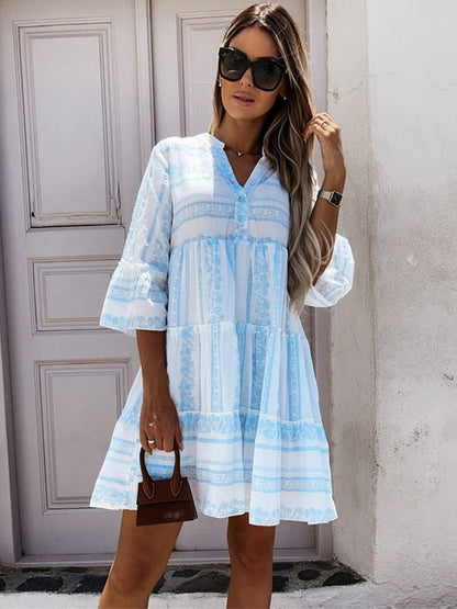 Annika - Women's Flared Mini Dress - photo 2