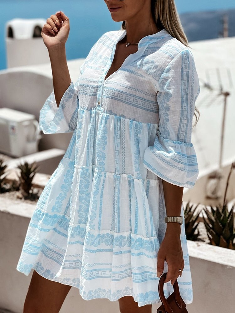 Annika - Women's Flared Mini Dress - photo 5