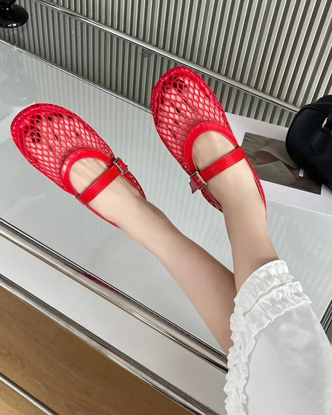 Wilhelmina - Women's Ballet Buckles Shoes - photo 5