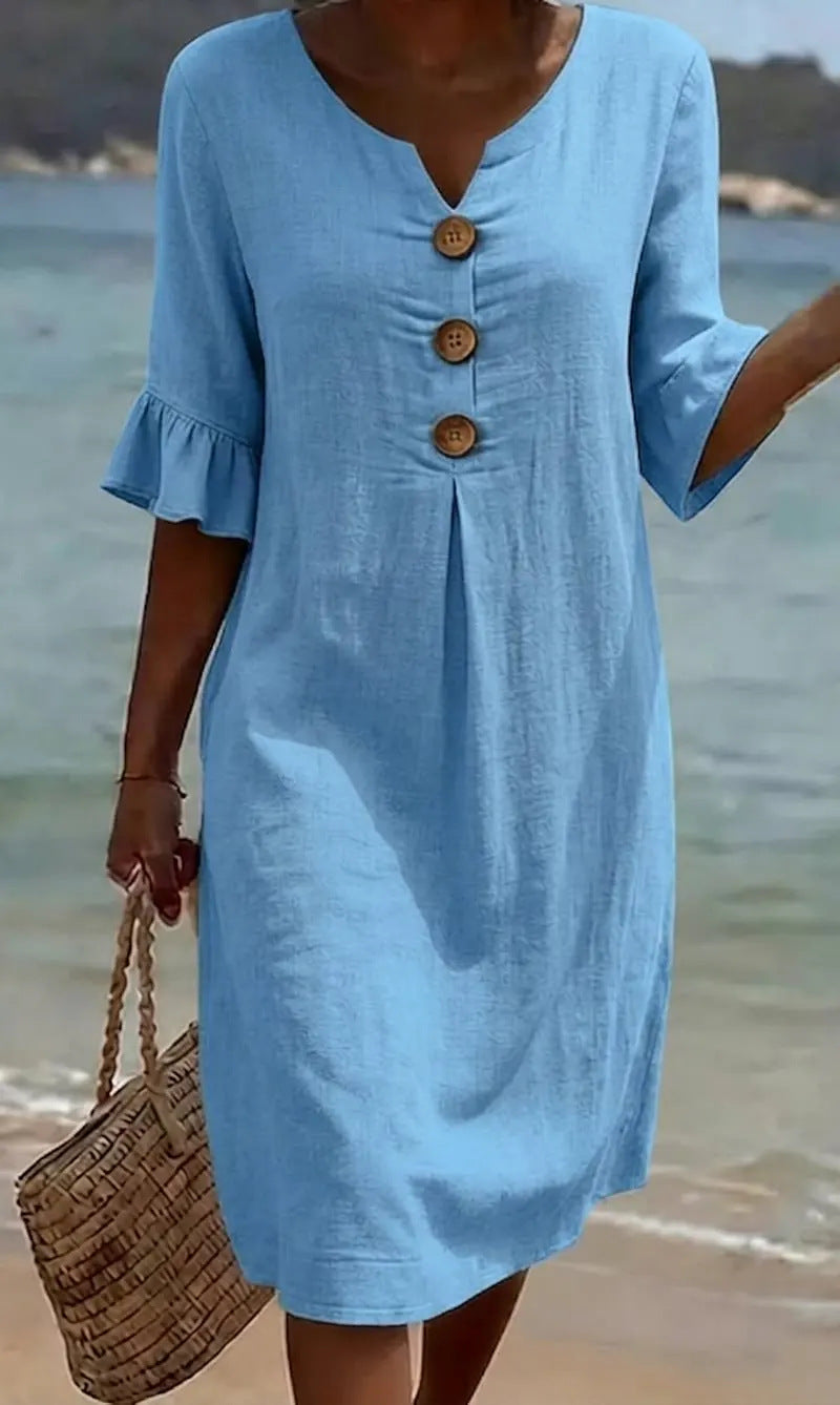 Katrijn - Women's Midi Ruffle Dress - photo 4