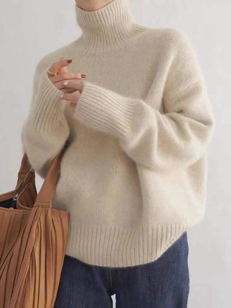 Rosalind - Women's Cashmere Long Jumper - photo 1