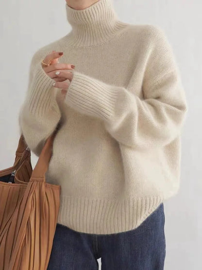 Rosalind - Women's Cashmere Long Jumper - photo 1