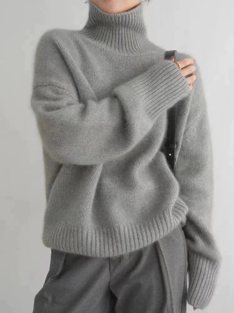 Rosalind - Women's Cashmere Long Jumper - photo 3