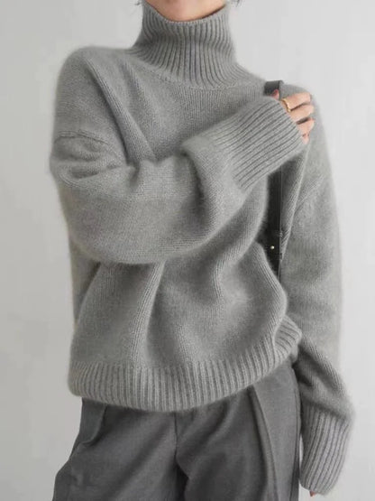 Rosalind - Women's Cashmere Long Jumper - photo 3