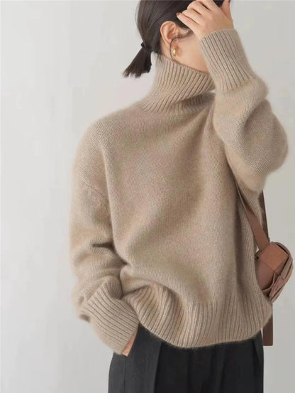 Rosalind - Women's Cashmere Long Jumper - photo 6