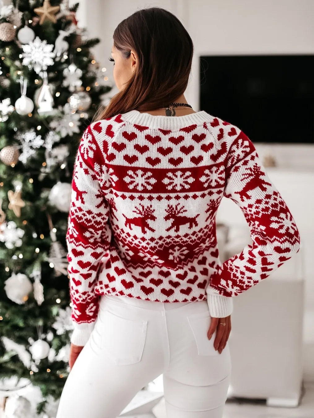 Lavinia - Women's Cotton Long Jumper - photo 3
