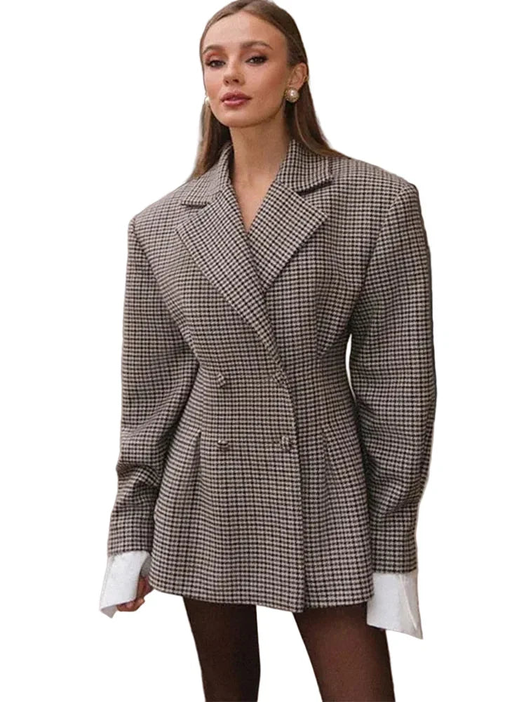 Rosalind - Women's Check Blazer - photo 1
