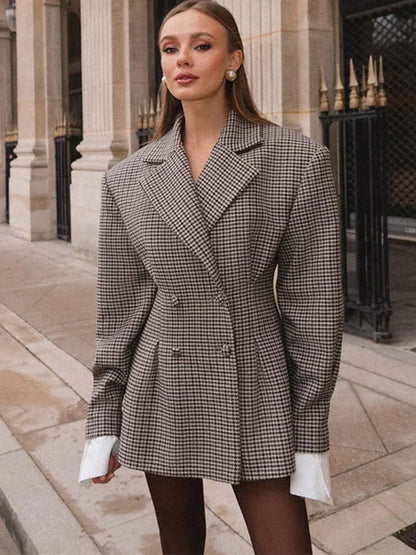 Rosalind - Women's Check Blazer - photo 2