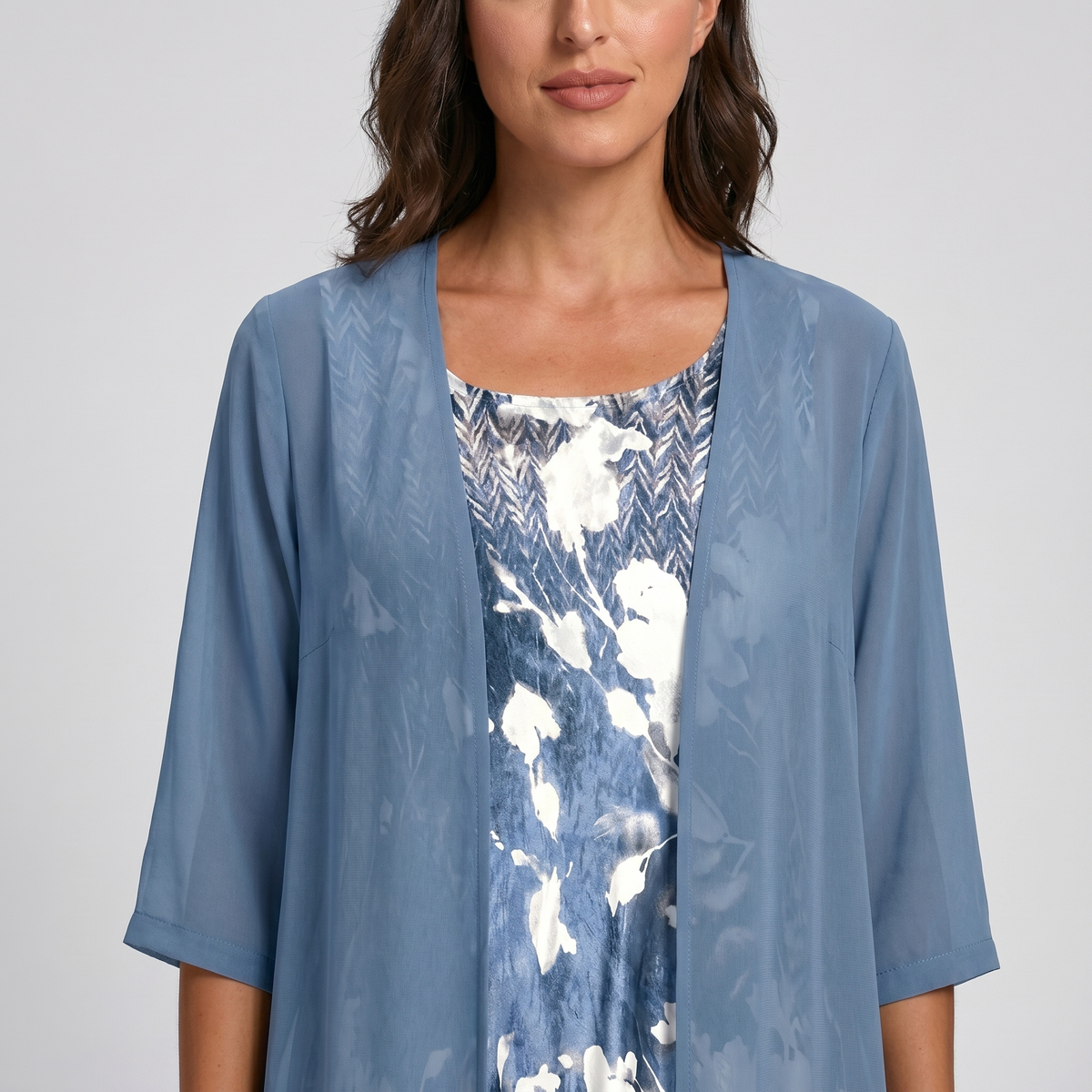 Hallie - Women's Midi Layered Dress - photo 5