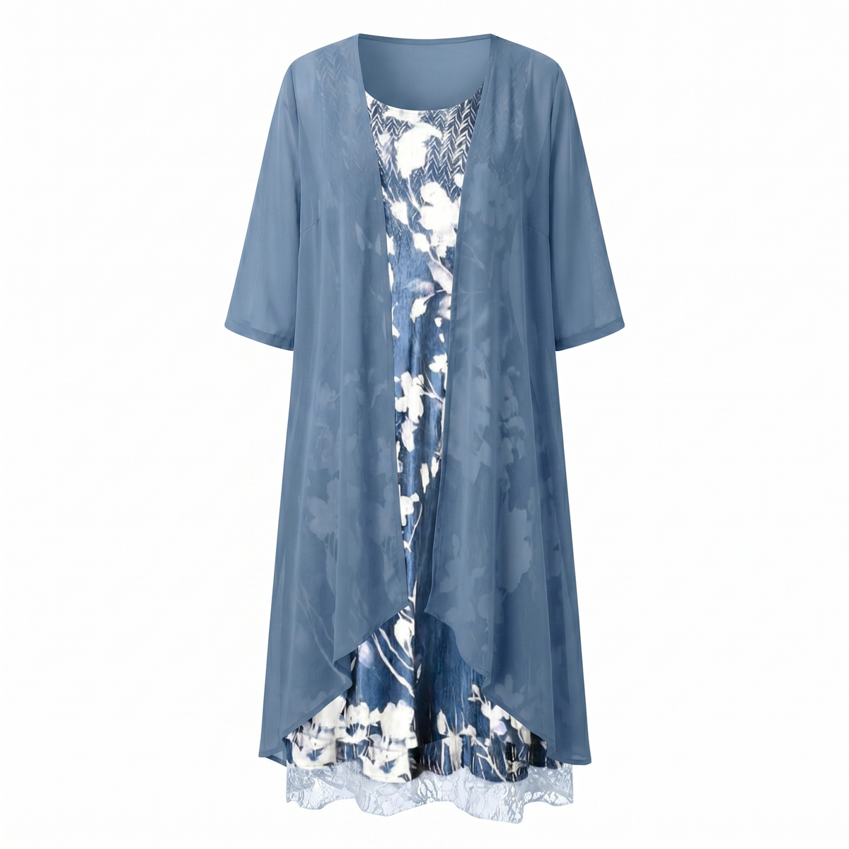 Hallie - Women's Midi Layered Dress - photo 6
