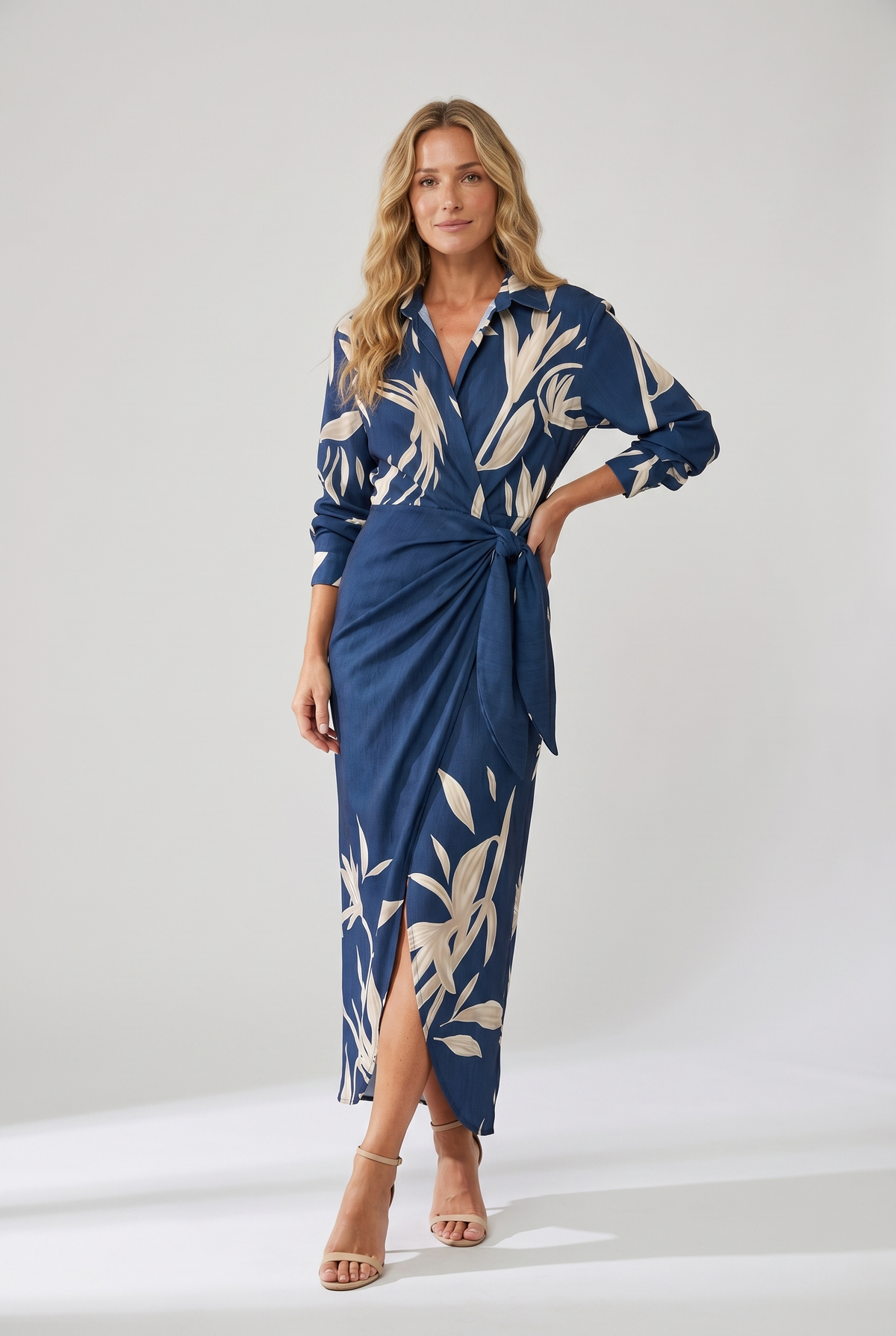Caitlin - Women's Wrap Maxi Dress - photo 2