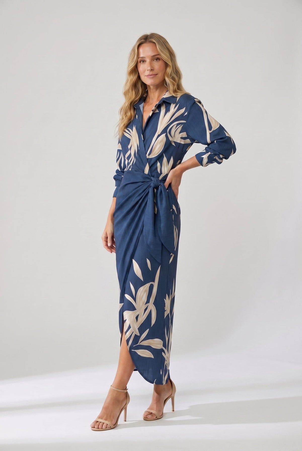 Caitlin - Women's Wrap Maxi Dress - photo 3