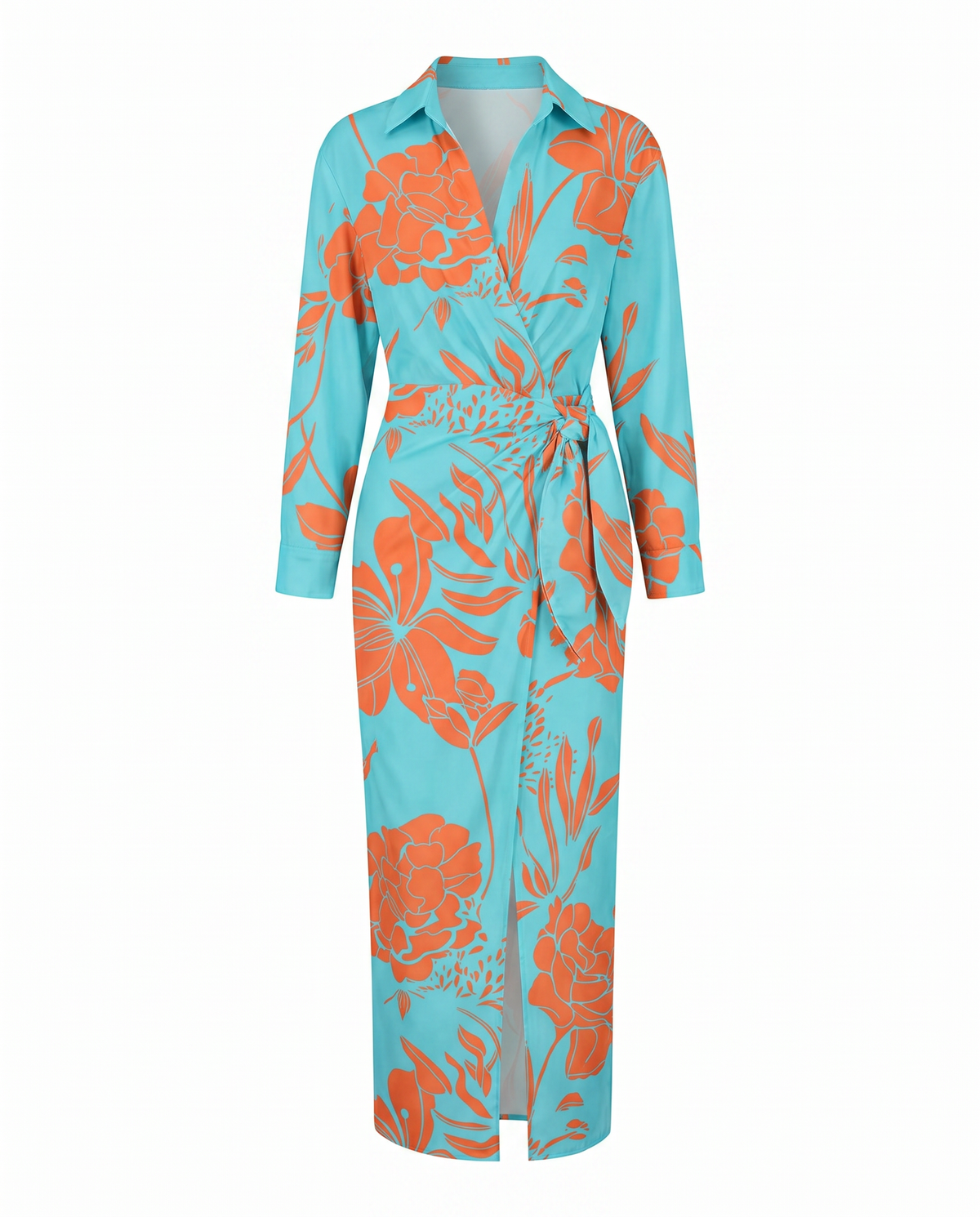 Caitlin - Women's Wrap Maxi Dress - photo 7