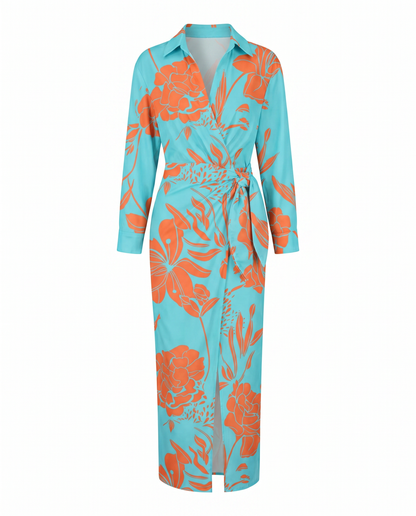 Caitlin - Women's Wrap Maxi Dress - photo 7