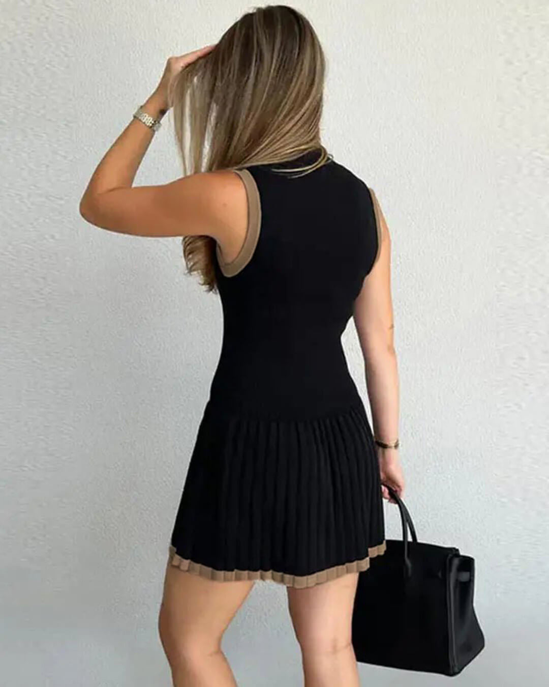 Giselle - Women's Drop Waist Knee Dress - photo 10