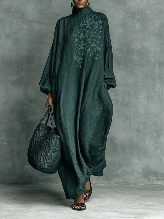 Liora - Women's Embroidered Maxi Dress - photo 1