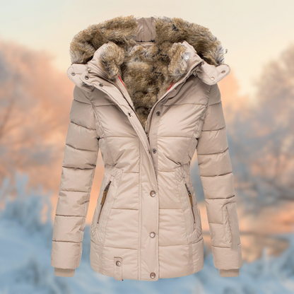 Bronte - Women's Faux Fur Hooded Coat - photo 1