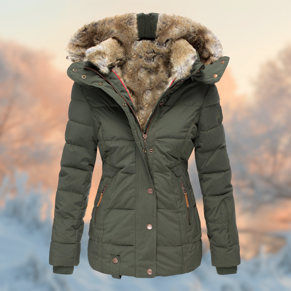 Bronte - Women's Faux Fur Hooded Coat - photo 3