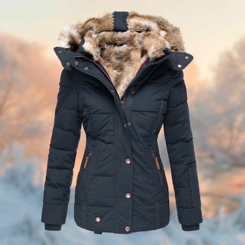 Bronte - Women's Faux Fur Hooded Coat - photo 4