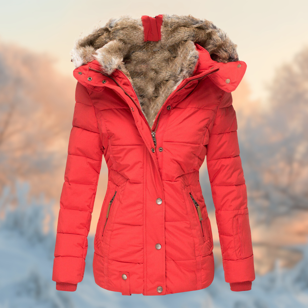 Bronte - Women's Faux Fur Hooded Coat - photo 5
