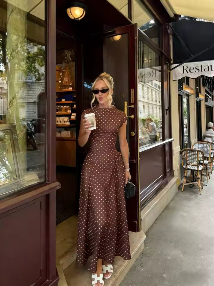 Dorothea - Women's Flared Maxi Dress - photo 3